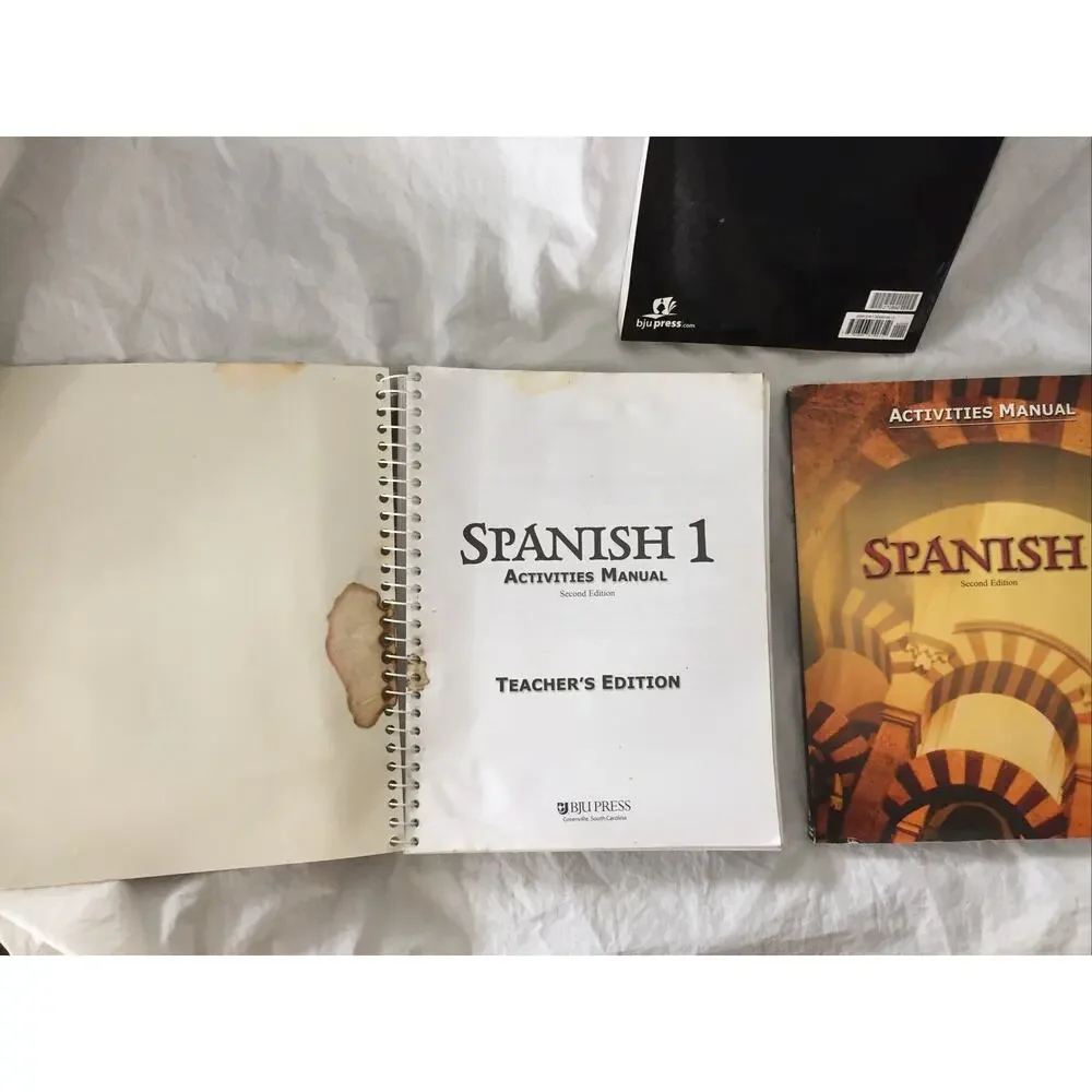 Bob Jones University‎ Spanish Hi School Set 3 Books Homeschool